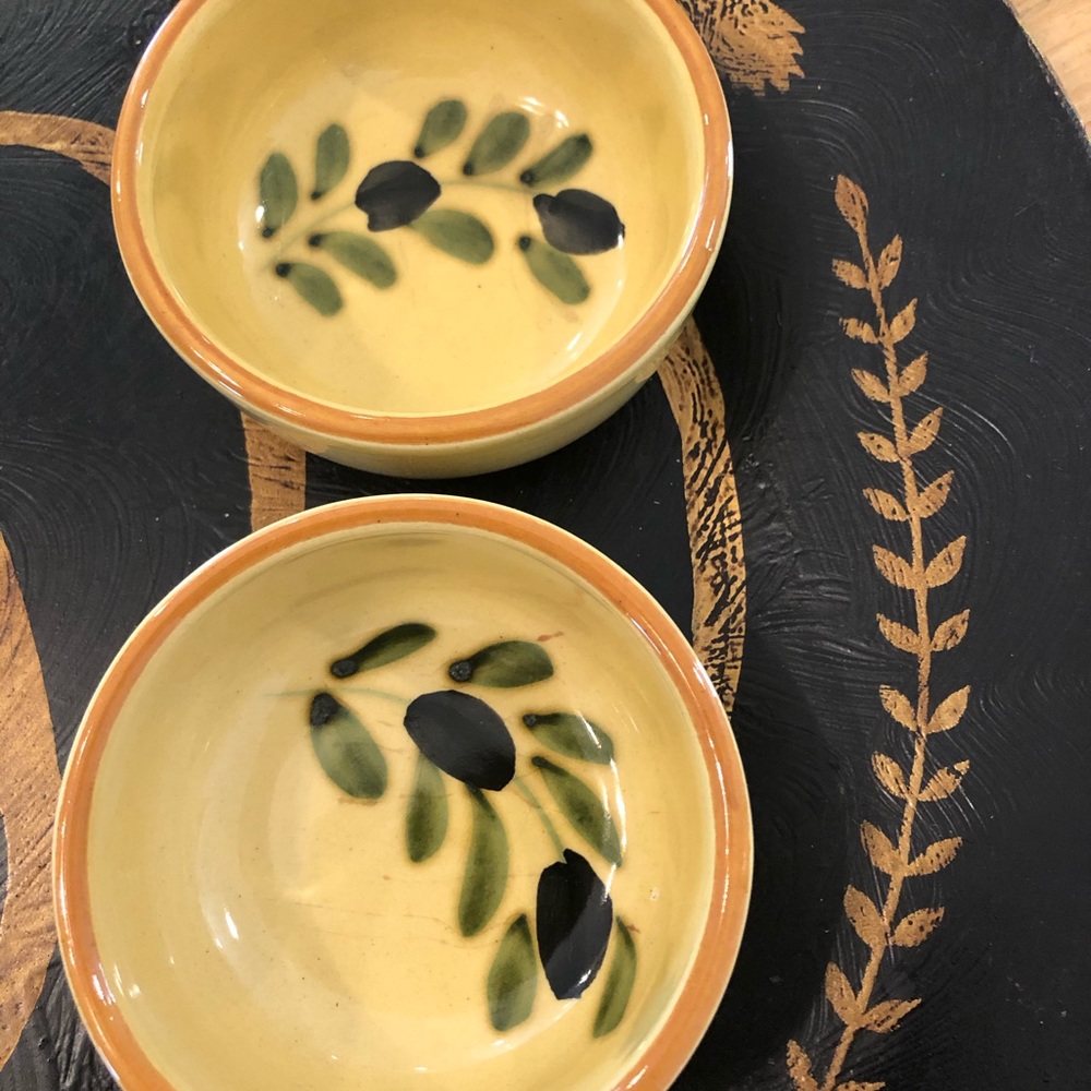 Gold Olive Bowls